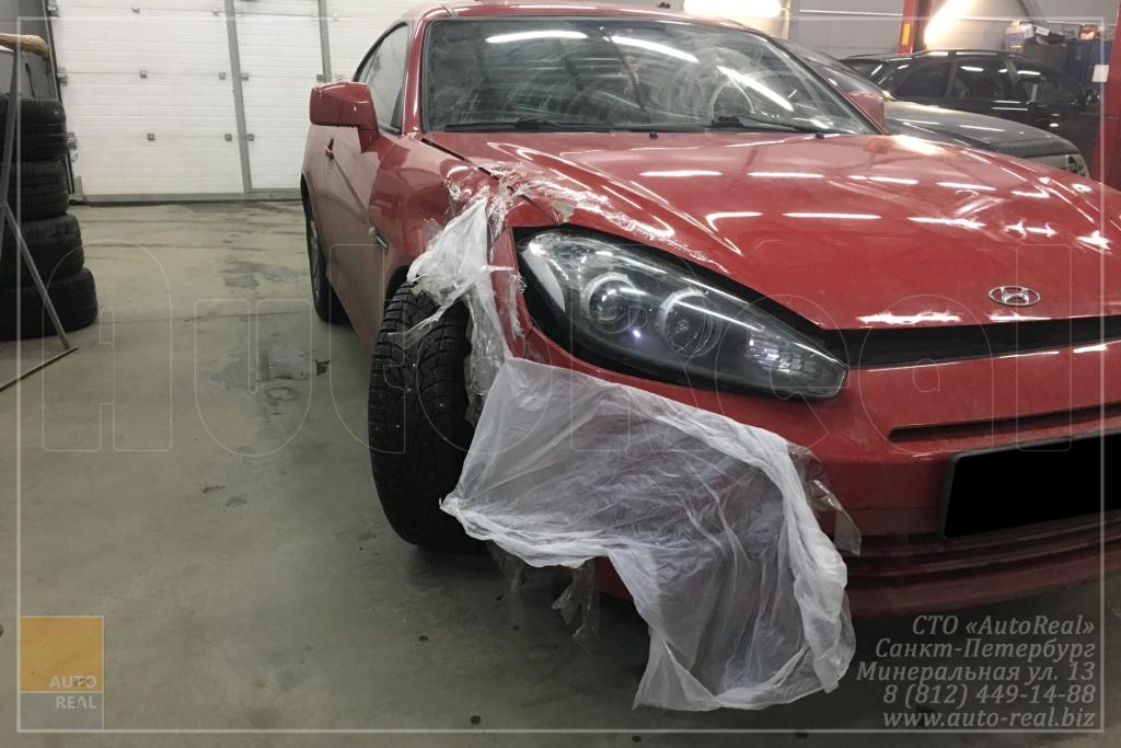 покраска авто Кузовной ремонт Hyundai Tiburon в СПБ