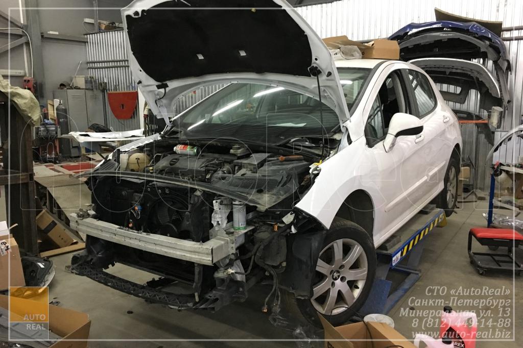 покраска авто Кузовной ремонт и покраска Peugeot 307 в СПБ